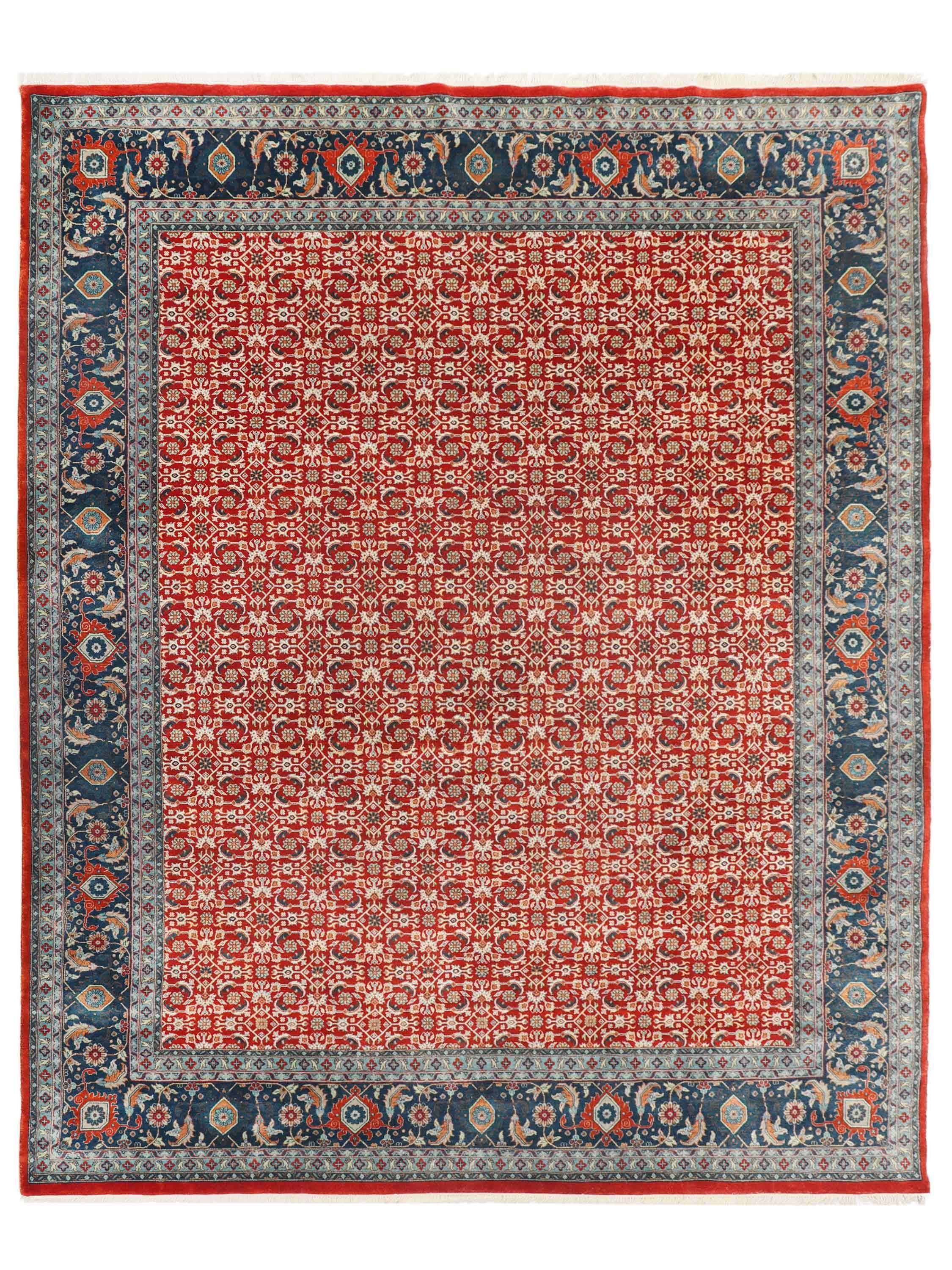 PERSIAN EMBER | FT 8' X 10' | TRADITIONAL RUGS | RED / BLUE COLOR - Luxurify