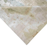 Luxury handcrafted rug with abstract pastel patterns and soft textures for elegant home decor