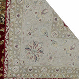 CASPIAN | FT 9' X 12' | TRADITIONAL RUGS | IVORY/RED COLOR