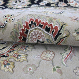 BELLAGIO | FT 4'0 ROUND | TRADITIONAL RUGS | BEIGE/BLACK COLOR