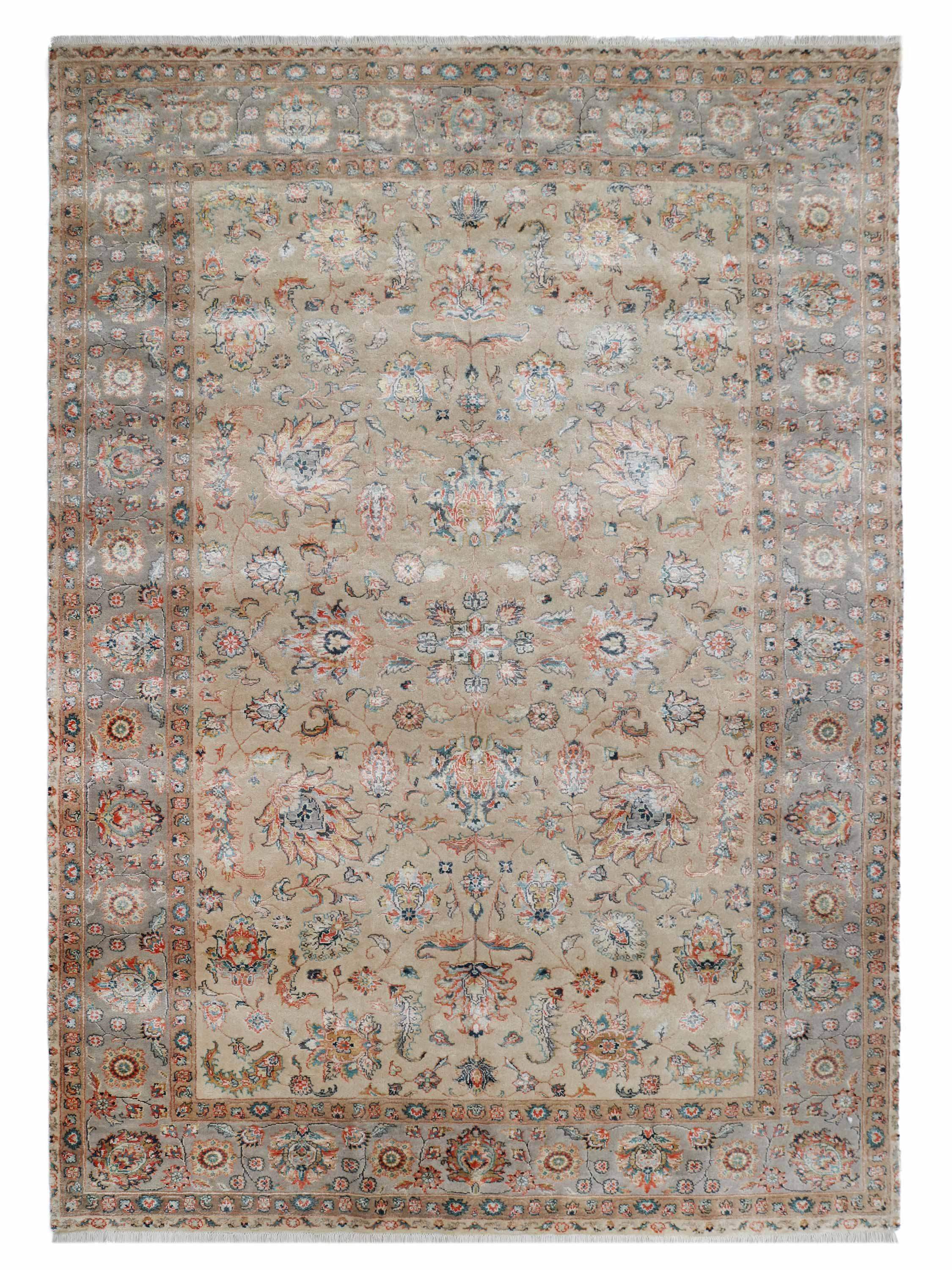 ETHEREAL PALACE | FT 6' X 9' | FT 8' X 10' | FT 9' X 12' | TRADITIONAL RUGS | IVORY/LT. GREY COLOR - Luxurify