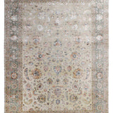 PERSIAN IVORY | FT 8' X 10' | FT 9' X 12' | TRADITIONAL RUGS | BEIGE/GREY COLOR - Luxurify