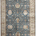 ROYAL PERSIA | FT 6' X 9' | FT 8' X 10' | FT 9' X 12' | TRADITIONAL RUGS | M.BLUE/IVORY COLOR - Luxurify