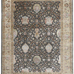 ROYAL CHARCOAL | FT 6' X 9' | FT 8' X 10' | TRADITIONAL RUGS | IVORY/GREY COLOR - Luxurify