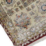 ELUSIVE | FT 8' X 10' | FT 9' X 12' | TRADITIONAL RUGS | IVORY/MAROON COLOR