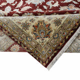 ELUSIVE | FT 8' X 10' | FT 9' X 12' | TRADITIONAL RUGS | IVORY/MAROON COLOR