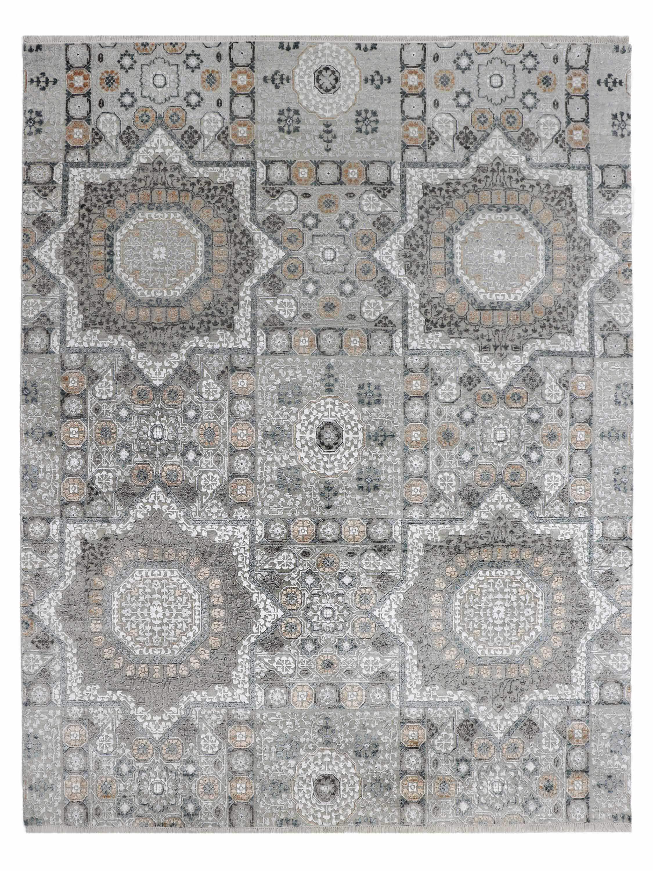 HAWTHORNE | FT 8' X 10' | TRADITIONAL RUGS | GREY-BEIGE COLOR - Luxurify
