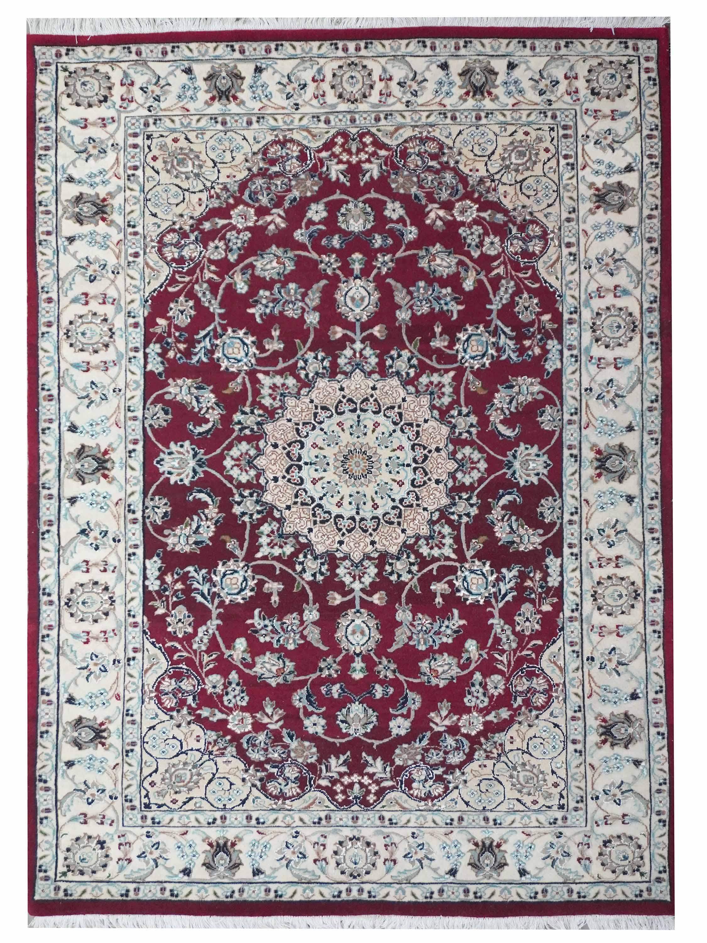 MILAN | FT 4' X 6' | TRADITIONAL RUGS | RED COLOR - Luxurify