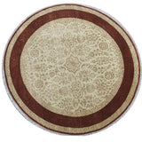 VERMONT | FT 8'0 ROUND | TRADITIONAL RUGS | BEIGE/RUST COLOR