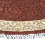 VERMONT | FT 8'0 ROUND | TRADITIONAL RUGS | BEIGE/RUST COLOR
