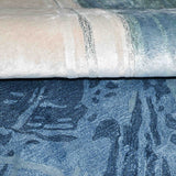 WAVE | FT 6' X 9' | MODERN RUGS | GREY/BLUE COLOR