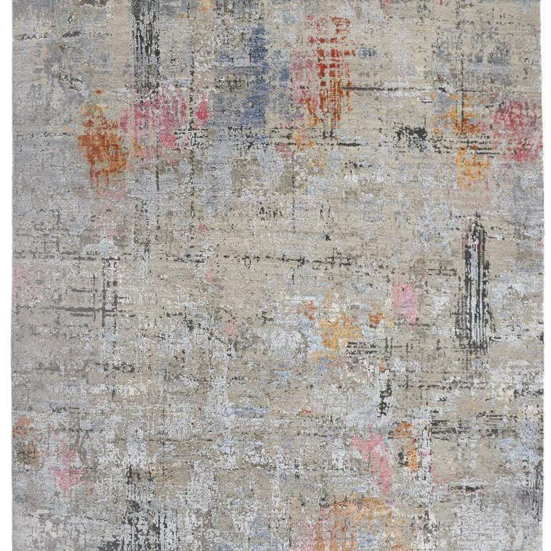 GREY SYMPHONY | FT 8' X 10' | FT 9' x 12' | GREY/PURPLE COLOR | RARE - Luxurify