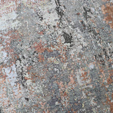 LUMINOUS |  FT 9' x 12' | GREY/RUST COLOR | RARE
