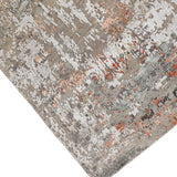LUMINOUS |  FT 9' x 12' | GREY/RUST COLOR | RARE